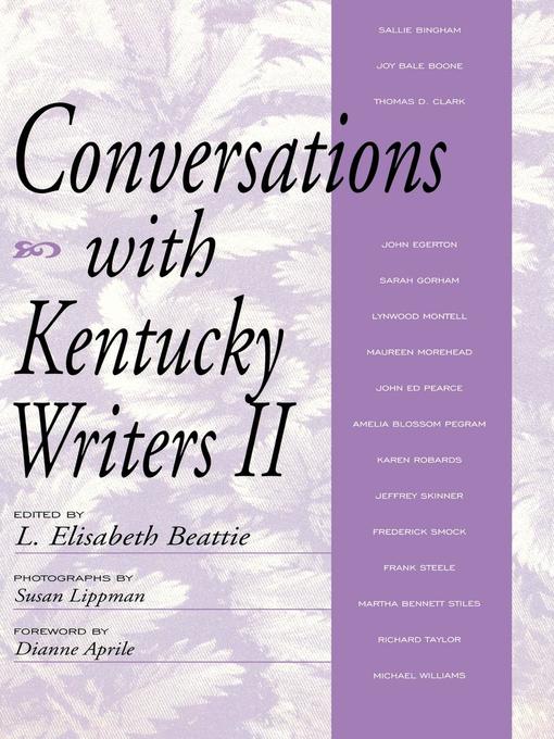 Title details for Conversations with Kentucky Writers II by Linda Elisabeth LaPinta - Available